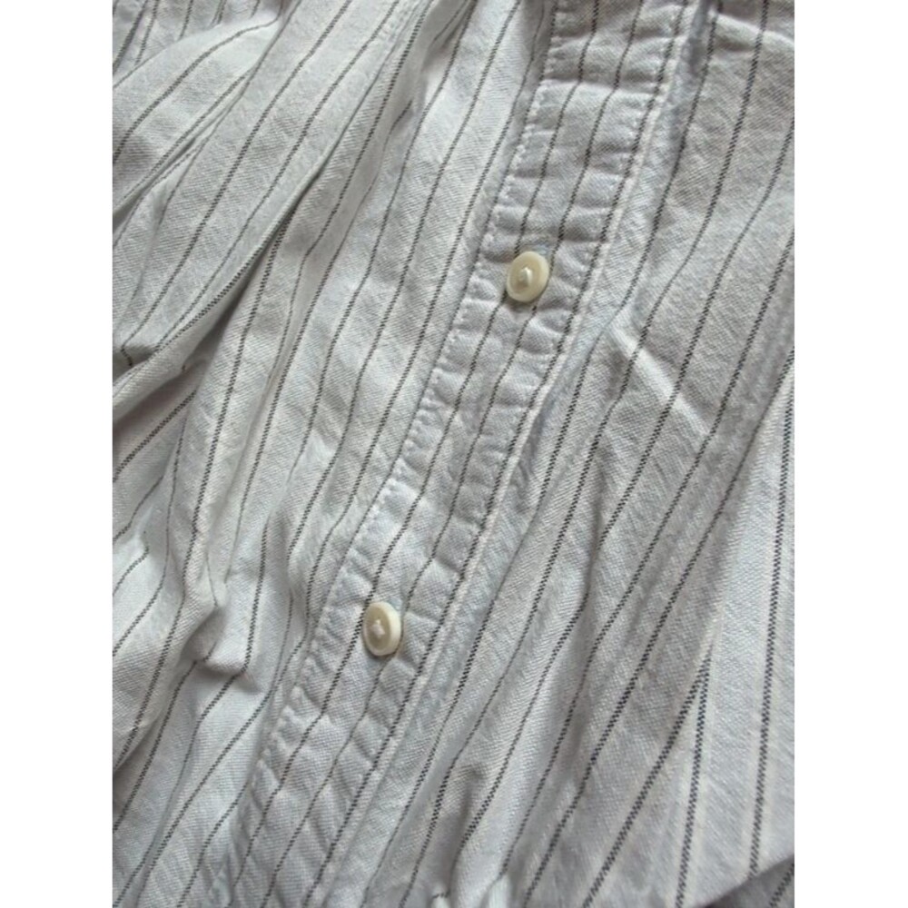 American Eagle Aerie Offline Oxford Stripes Pleated Skort - Picture 9 of 10